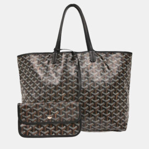 Goyard Black St. Louis PM Tote Handbag
