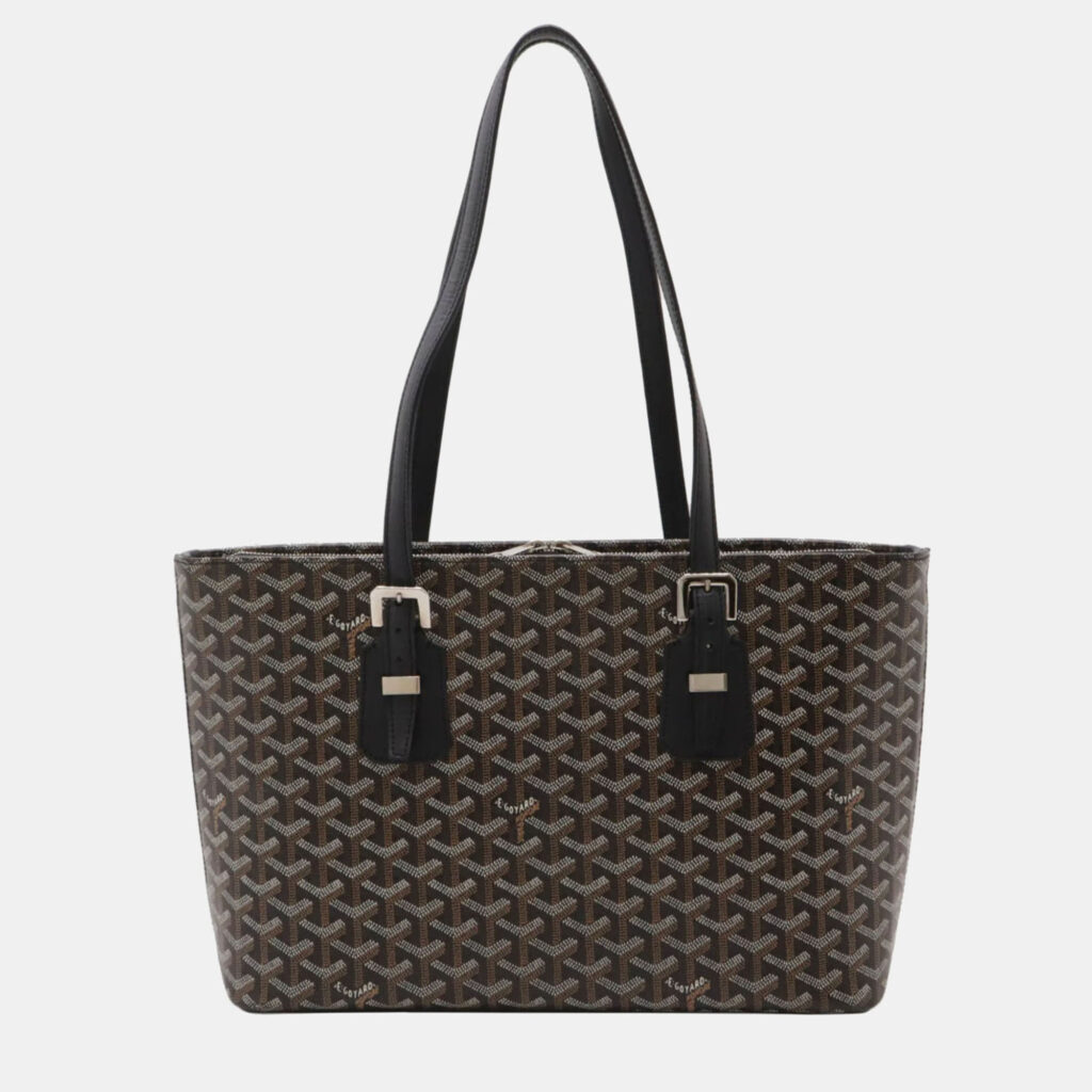 luxury-women-goyard-used-handbags-p1137433-006 Goyard Black Okinawa PM Tote Bag