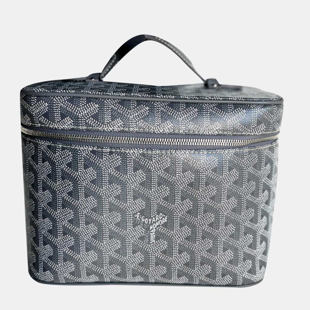 luxury-women-goyard-used-handbags-p1143462-002 Goyard Grey Cosmetic Pouch