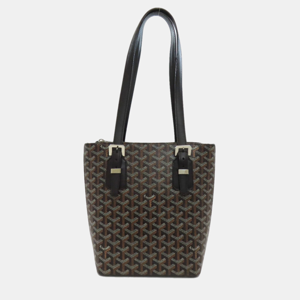 Goyard Black Coated Canvas Marie Galante PM Tote Bag