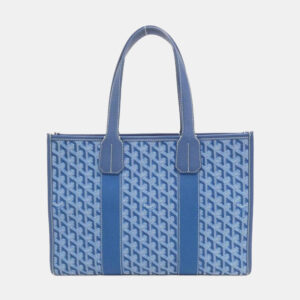Goyard Black Coated Canvas Leather Villette Tote Bag