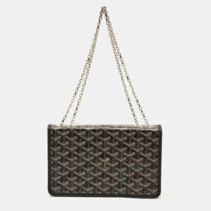 Goyard Black Goyardine Coated Canvas Alexandre III Shoulder Bag