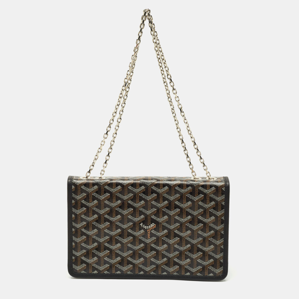 Goyard Black Goyardine Coated Canvas Alexandre III Shoulder Bag