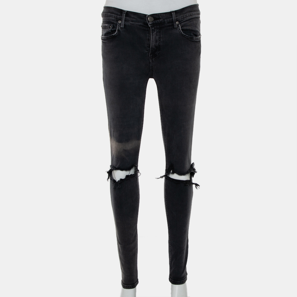 luxury-women-grlfrnd-used-clothes-p430592-008 Grlfrnd Grey Denim Skinny Candice Jeans M