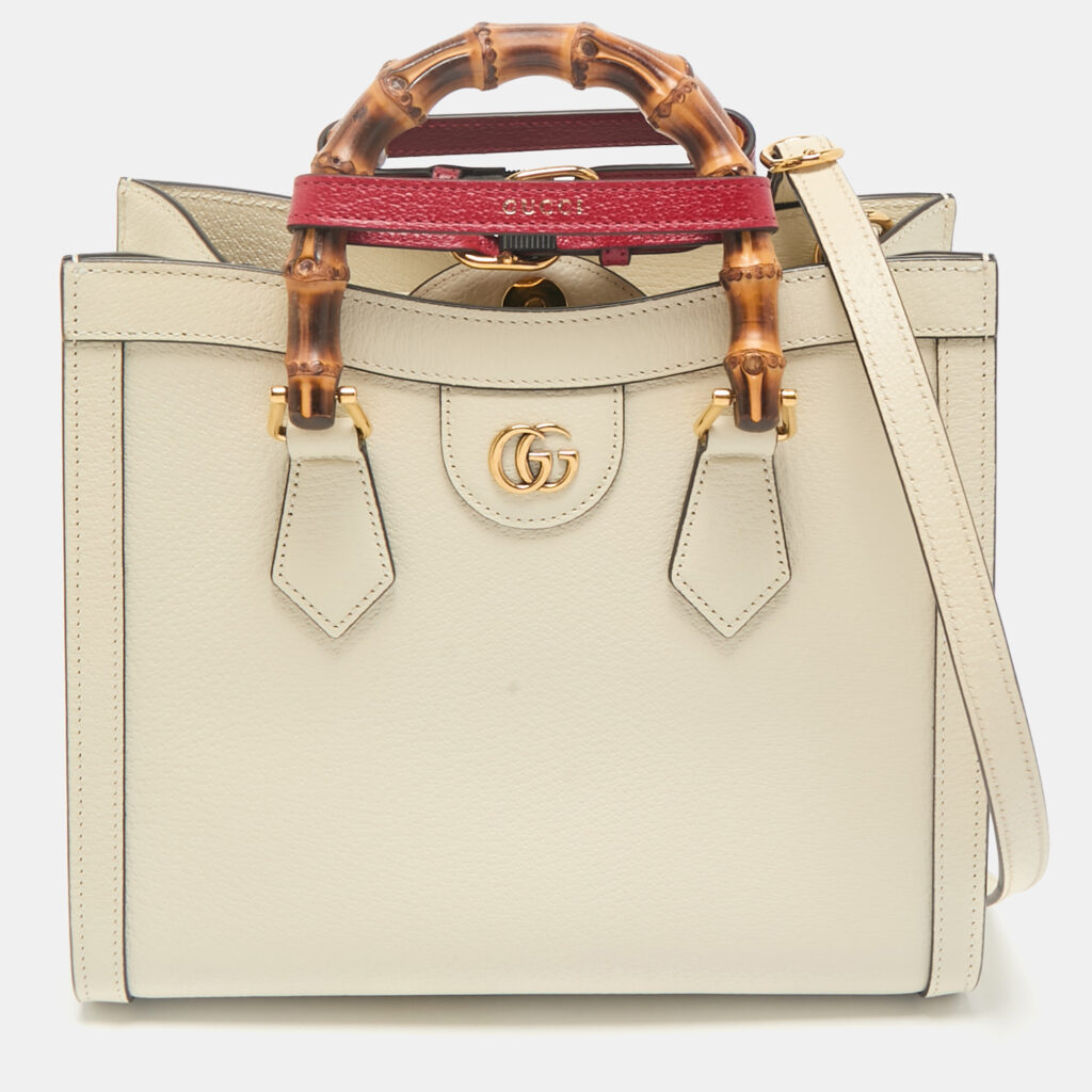 luxury-women-gucci-new-handbags-p1155989-008 Gucci Off White Leather Small Bamboo Diana Tote