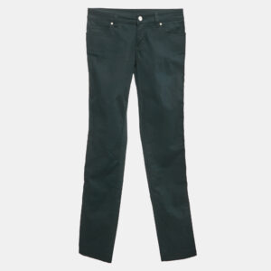 Gucci Black Pocket Detail Cotton Skinny Trousers XS