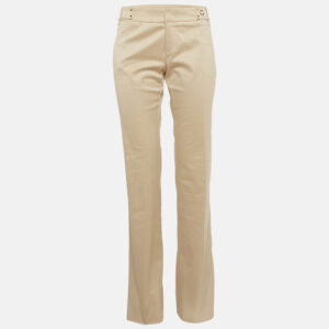 Gucci Beige Cotton Drill Skinny Pants M