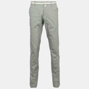 Gucci Grey Cotton Blend Formal Trousers XL