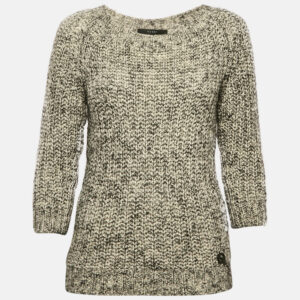 Gucci Grey Wool Blend Round Neck Sweater S