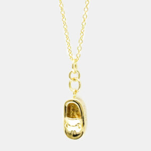 Gucci Bit Loafer Necklace Yellow Gold 18K No Stone Necklace Gold