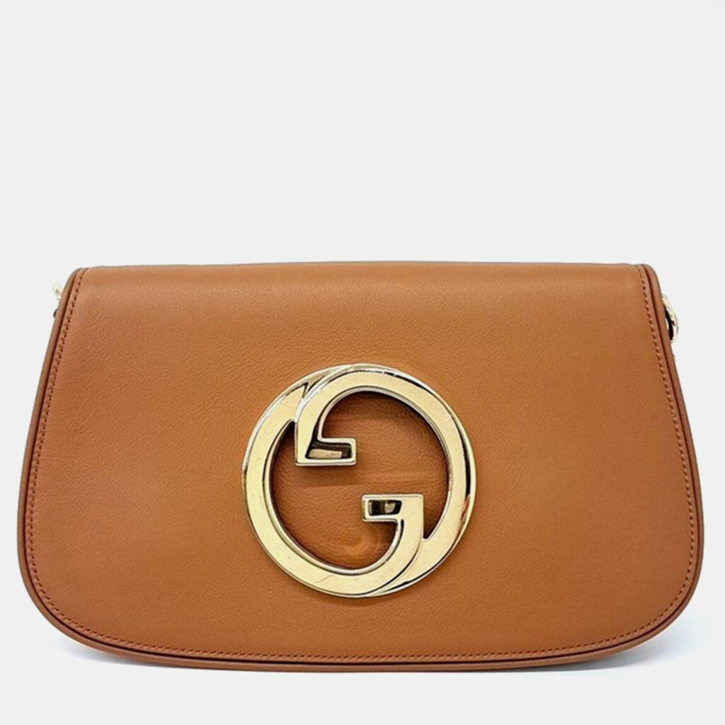 luxury-women-gucci-used-handbags-p1007858-007 Gucci Brown Leather Blondie Shoulder Bag