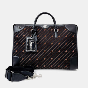 Gucci Multicolor Jacquard Interlocking GG Jacquard Duffel Bag