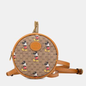 Gucci Disney Micro GG Supreme Round Mickey Mouse Backpack