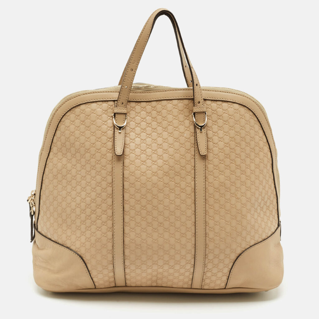 luxury-women-gucci-used-handbags-p1146222-013.jpg Gucci Beige Guccissima Leather Large Nice Dome Bag