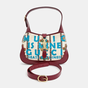 Gucci Multicolor Leather Jackie 1961 Small Hobo Bag