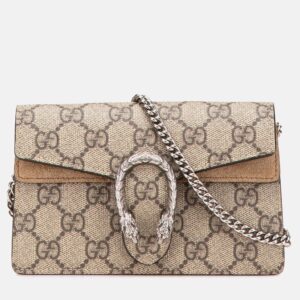 Gucci Beige Mini GG Supreme Dionysus Crossbody