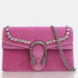 Chanel Pearl Round Black Lambskin Clutch Bag