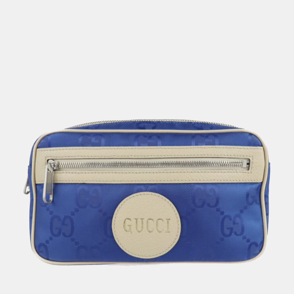 luxury-women-gucci-used-handbags-p801124-006 Gucci Blue GG Nylon Off The Grid Belt Bag