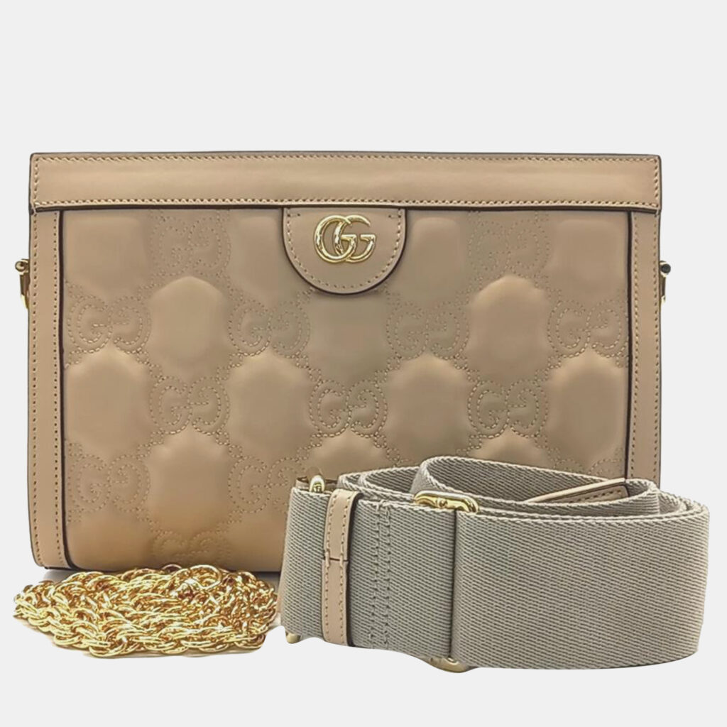 luxury-women-gucci-used-handbags-p945787-001 Gucci Beige Leather Small Shoulder Bag