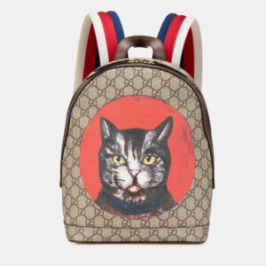 Gucci GG Supreme Bosco Web Backpack