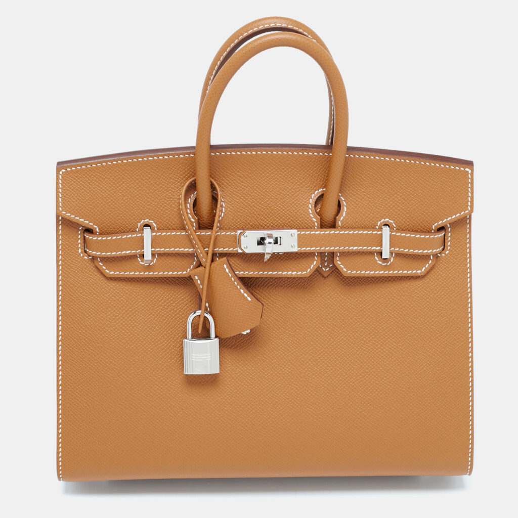 luxury-women-hermes-new-handbags-p1093161-007 Hermes Gold Epsom Leather Palladium Finish Birkin Sellier 25 Bag