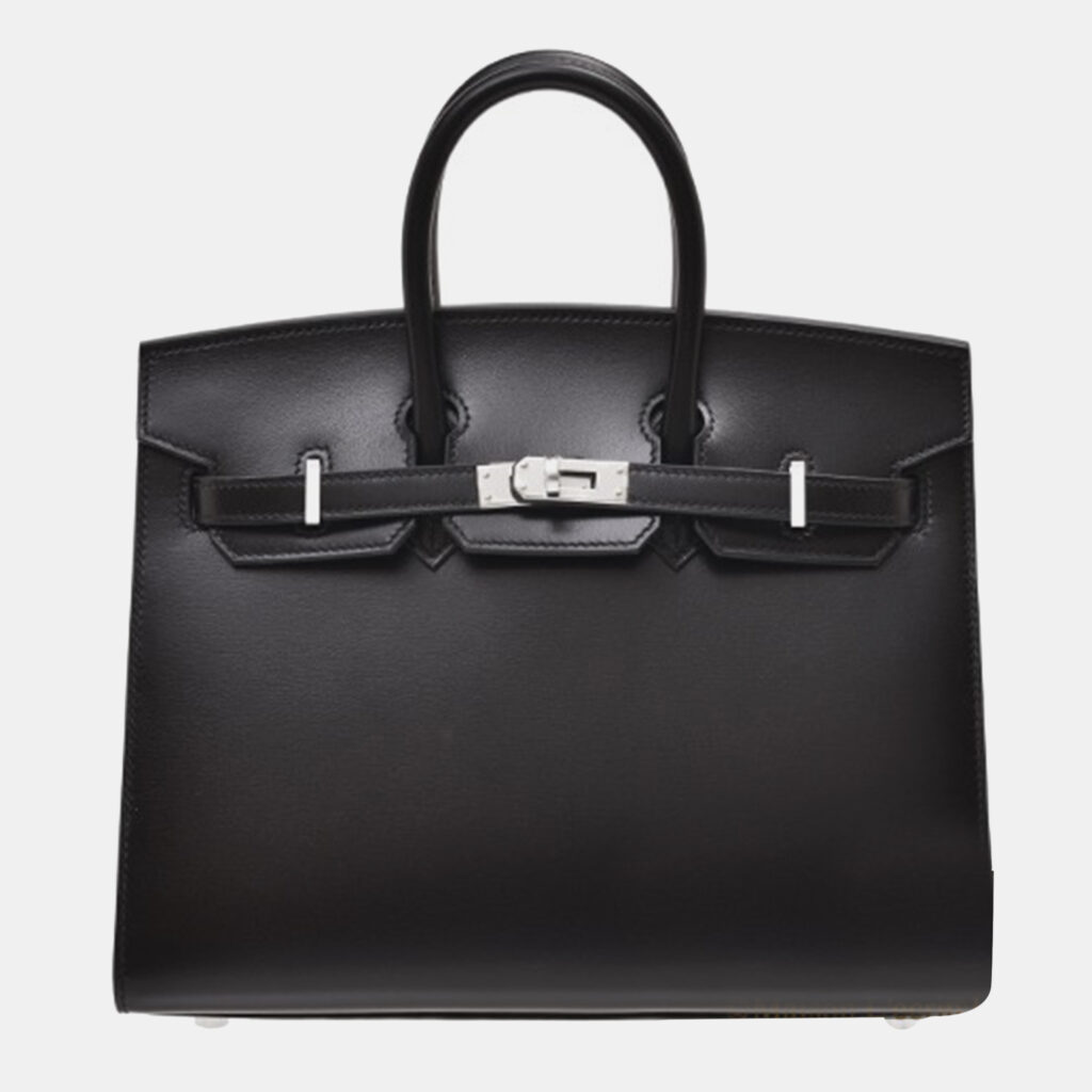 luxury-women-hermes-new-handbags-p1102641-004 Hermes Black Box Calf Leather Birkin 25 Bag