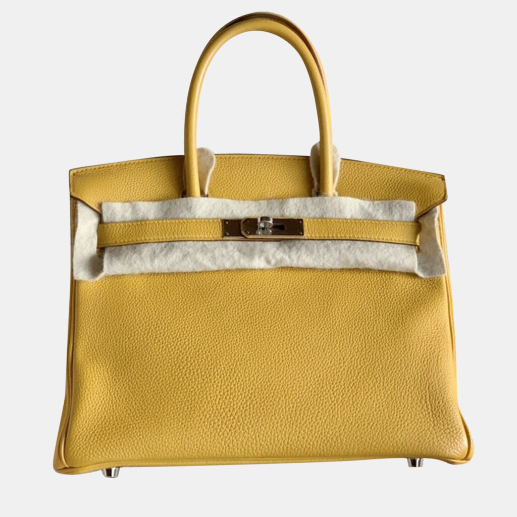 luxury-women-hermes-new-handbags-p1131818-001 Hermes Jaune Amber Togo Leather Birkin 30 Handbag