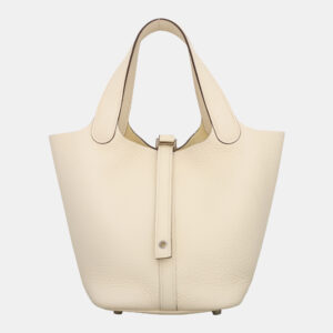 Hermes Nata Clemence Leather Picotin Lock 18 Bag