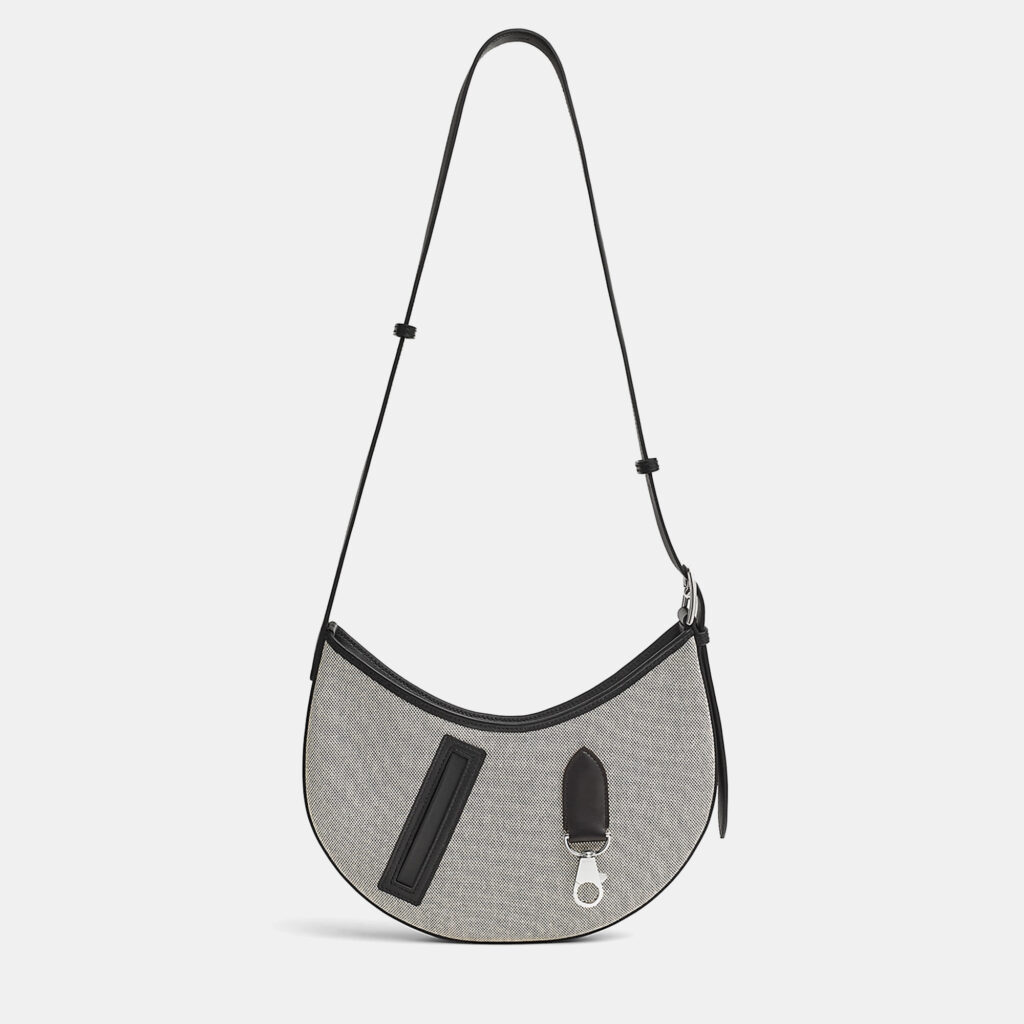 luxury-women-hermes-new-handbags-p1163539-001 Hermes Ecru Black Sac P'tit Arcon Toile & Cuir Bag