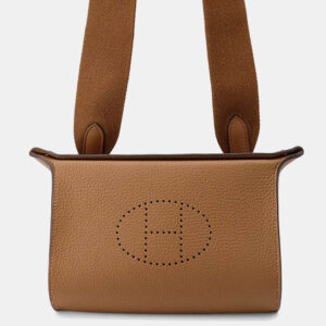 Hermes Videpoches Halzan Togo Leather Shoulder Bag