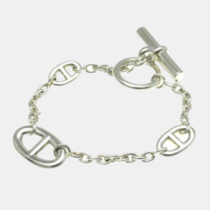 Hermes Silver Chaine D'ancre LG Chain Bracelet