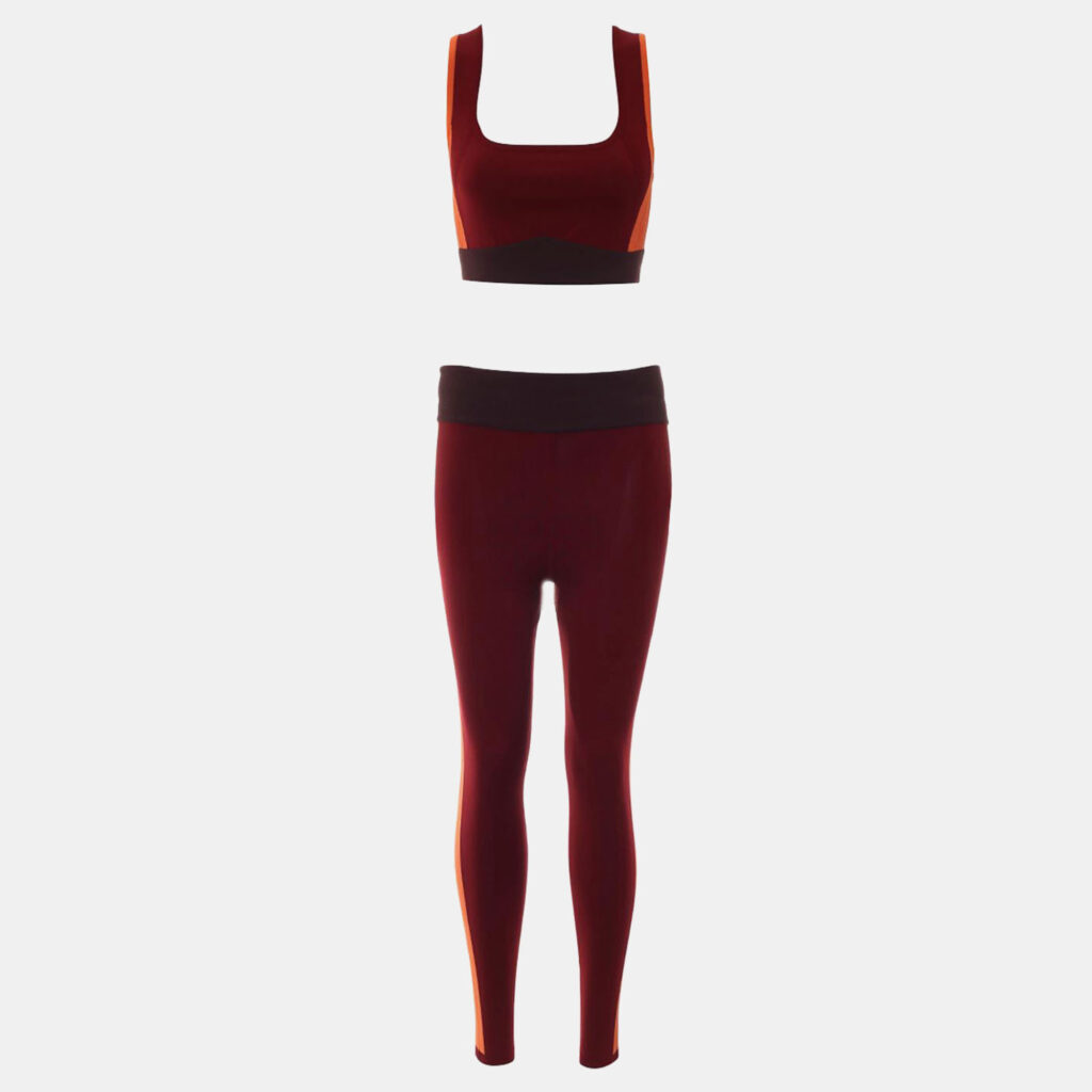 luxury-women-hermes-used-clothes-p1101091-001 Hermes Red Yoga Set XS