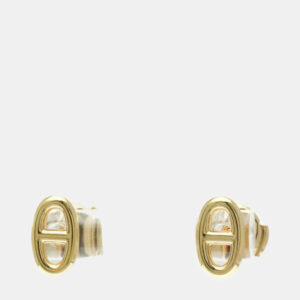 Hermes 18K Rose Gold Chaine d&rsquo;Ancre Farandole Stud Earrings