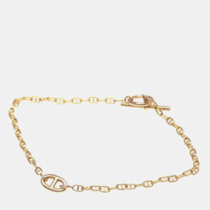 Hermes Chaine D'ancre Farandole 18K Rose Gold Charm Bracelet