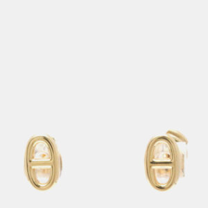 Hermes Chaine D'ancre Farandole 18K Rose Gold Stud Earrings