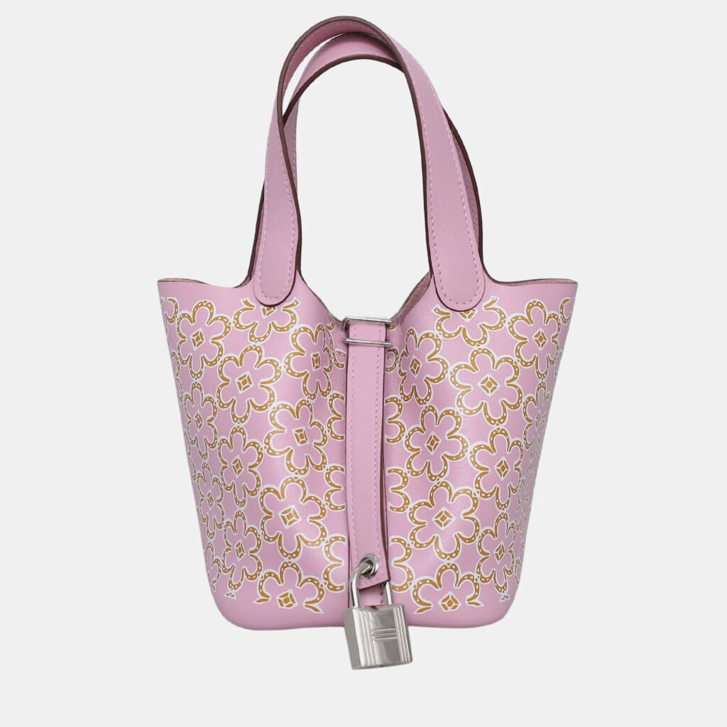 luxury-women-hermes-used-handbags-p1082243-007 Hermes Mauve Sylvestre Micro Picotin 14 Lucky Daisy Bag