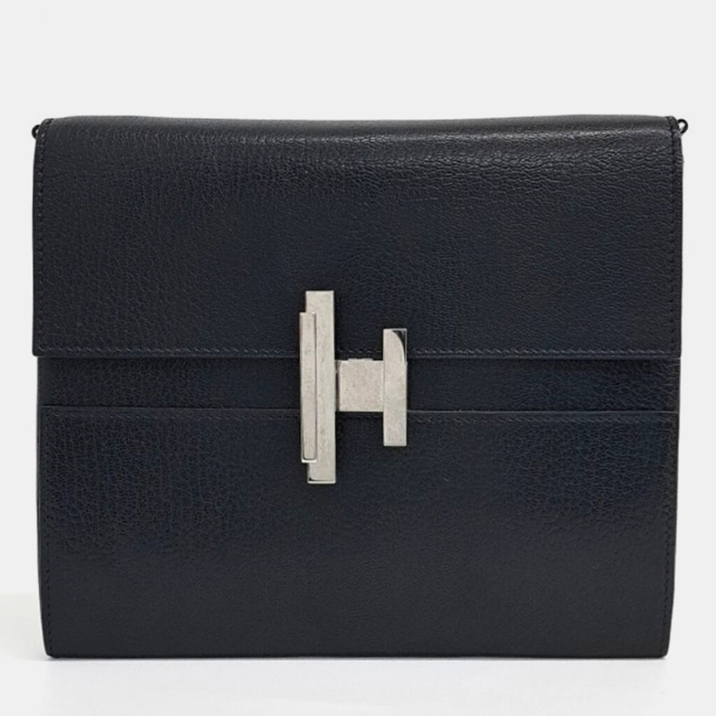 luxury-women-hermes-used-handbags-p1092243-001 Hermes Black Leather Cinhetic To Go Shoulder Bag