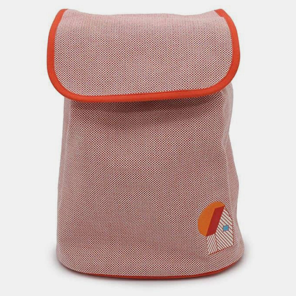 luxury-women-hermes-used-handbags-p1111210-004 Hermes Orange / Framboise Cotton Les Cabanes Backpack