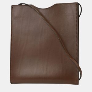 Herm&egrave;s Havane Box Calf Onimaitou Pochette Shoulder Bag