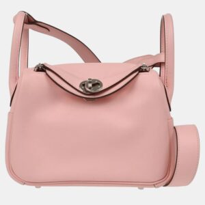 CH Carolina Herrera Purple Pebbled Leather Side Pocket Satchel