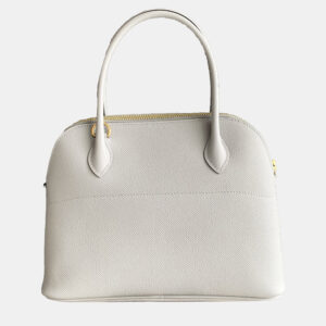 Hermes White Matte Niloticus Crocodile Himalaya Birkin 30 Handbag