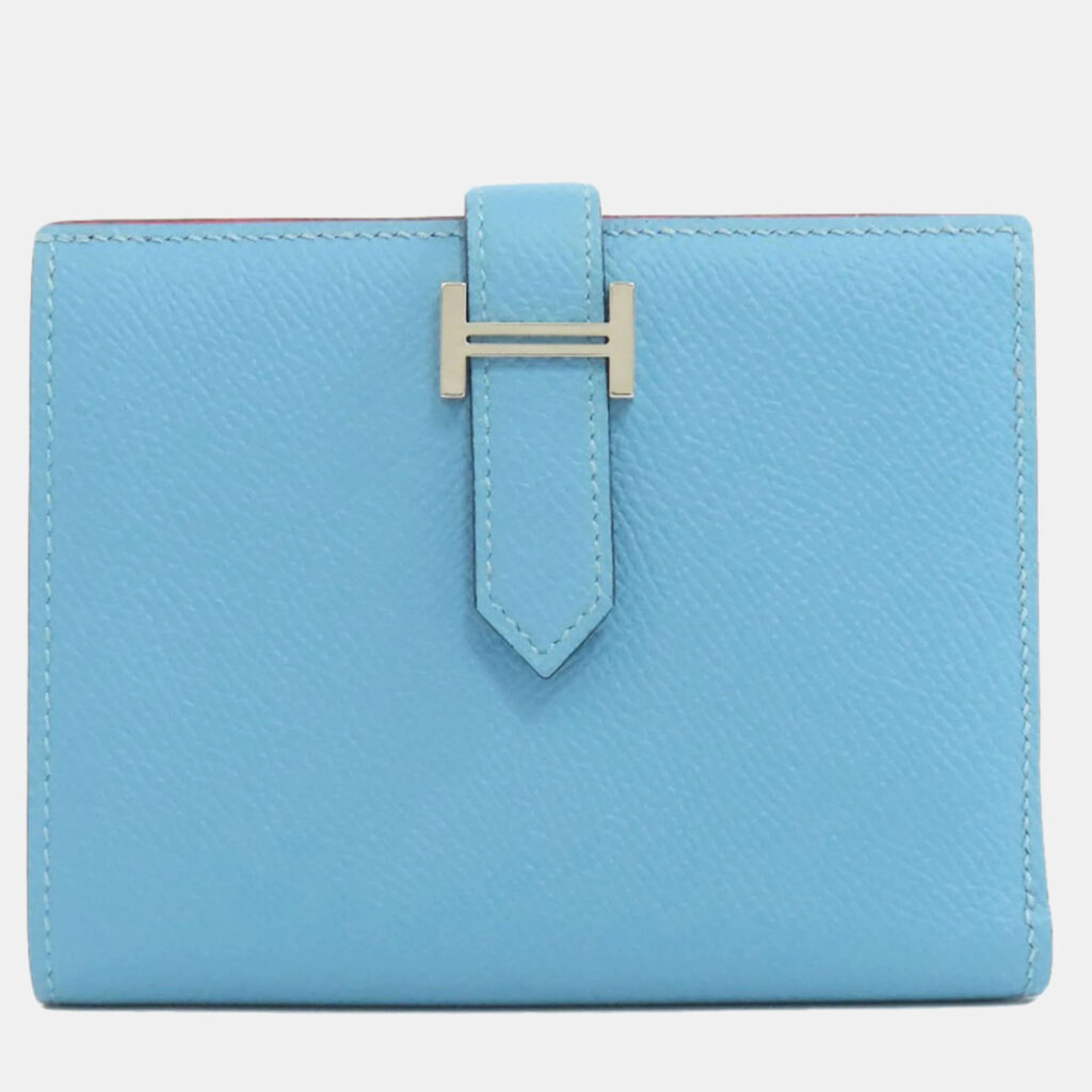 luxury-women-hermes-used-handbags-p1137445-007 Hermes Bearn Compact Bi-fold Wallet