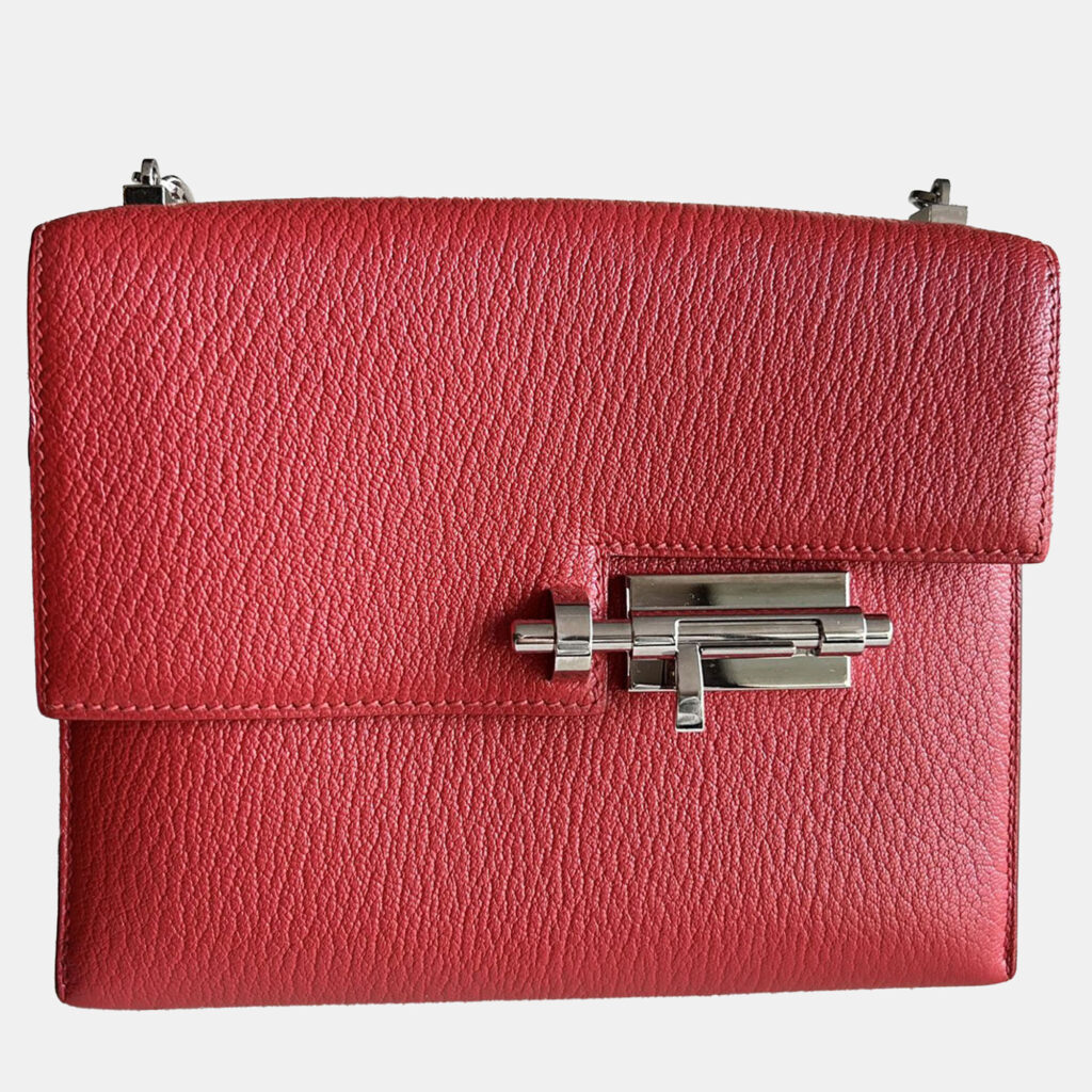 luxury-women-hermes-used-handbags-p1138076-001 Hermes Tomato Red Leather Verrou Shoulder Bag