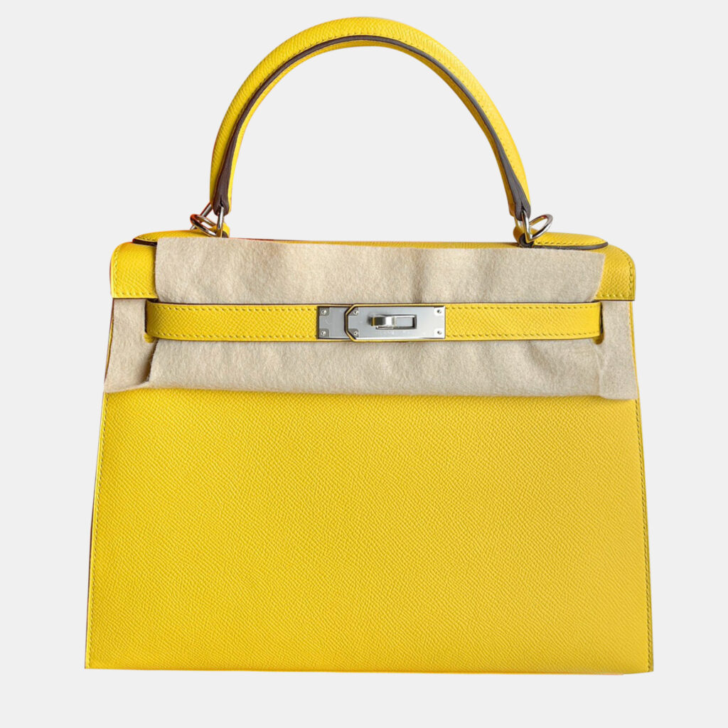 luxury-women-hermes-used-handbags-p1143468-002 Hermes Naples Yellow Epsom Leather Kelly 28 Top Handle Bag