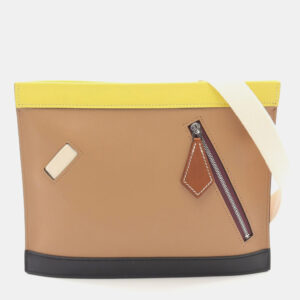 Hermes Beige Swift Barenia Leather Colormatic Horizontal Shoulder Bag