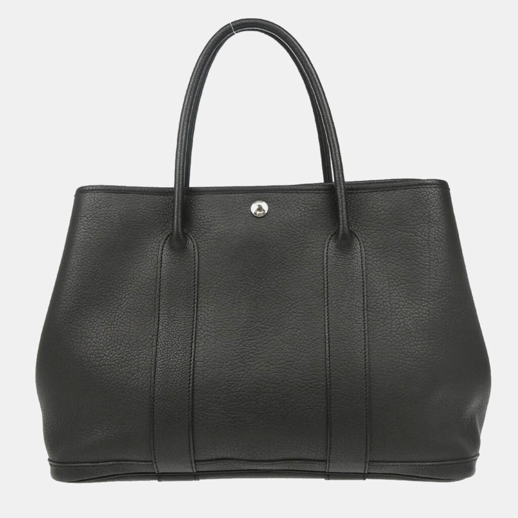 luxury-women-hermes-used-handbags-p1155571-010 Hermes Black Negonda Garden Party 36 Tote