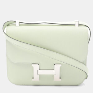 Hermes Vert Fizz Epsom Leather Constance 24 Shoulder Bag