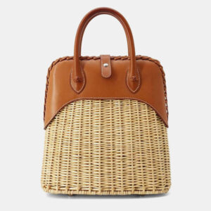 Hermes Natural/Fauve Willow Barenia Leather Bolit Picnic Size 24