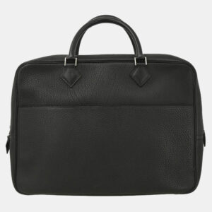 Hermes Black Fjord Plume Doc 38 Handbag