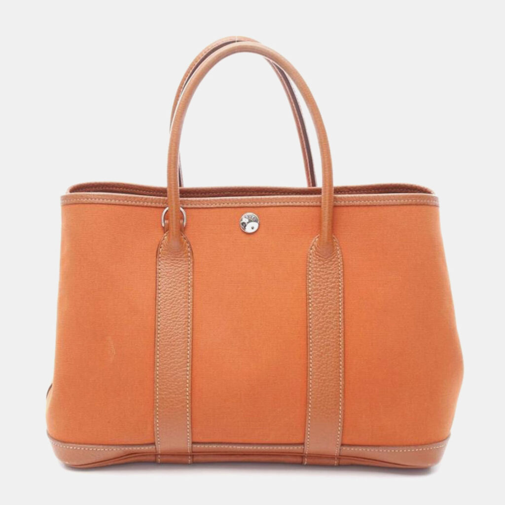 luxury-women-hermes-used-handbags-p1163961-010 Hermes Orange Potiron Garden Party TPM Bag